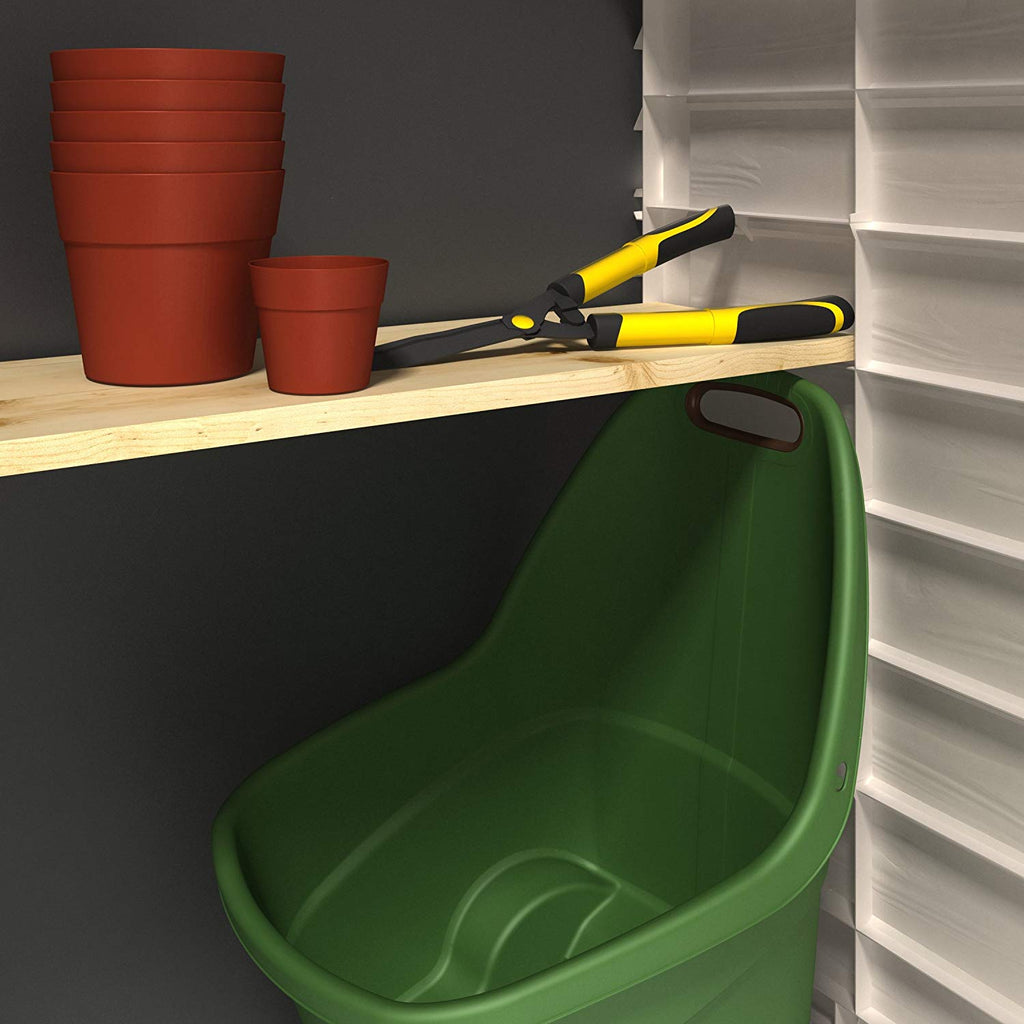 Keter Store It Out Max 1200L Outdoor Garden & Wheelie Bin Storage Shed - Beige & Brown